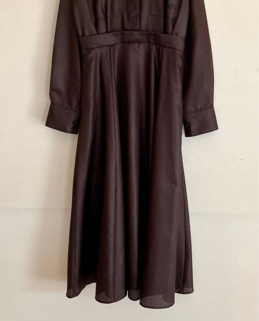 試着のみ●CLANEクラネ●CHINTZ LENO CLOTH ONEPIECE