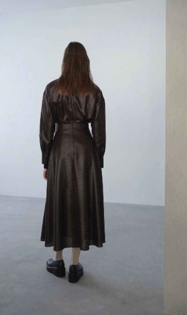 試着のみ●CLANEクラネ●CHINTZ LENO CLOTH ONEPIECE