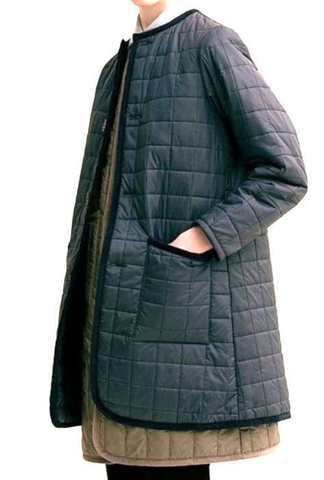 美品LAVENHAMキルティング ロングコート サイズ38ネイビー紺