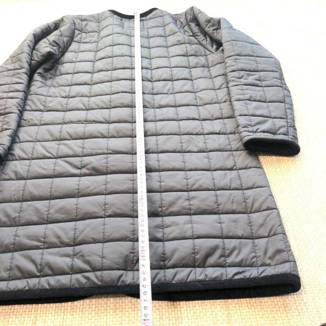 美品LAVENHAMキルティング ロングコート サイズ38ネイビー紺