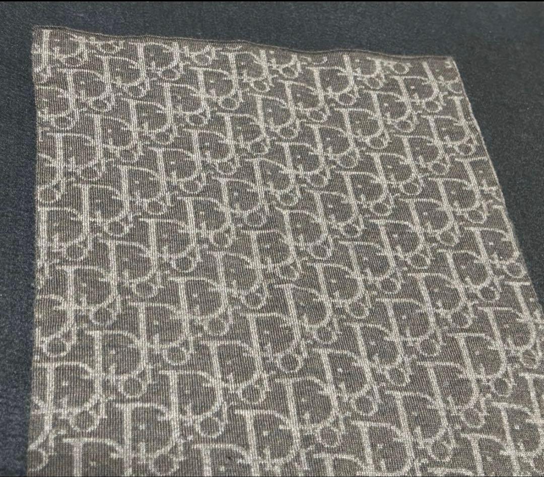 早い者勝ちになります！dior トロッター柄 woolマフラー