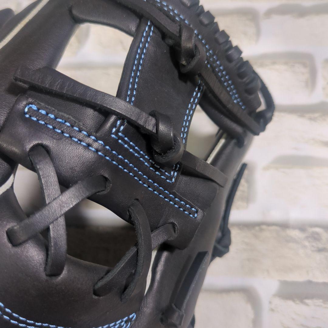 【未使用・タグ付き】Rawlings 軟式グローブ 黒/青 ジュニアS