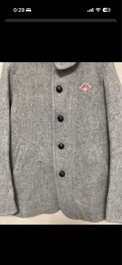 DANTON ダントン　ウールモッサジャケット　M