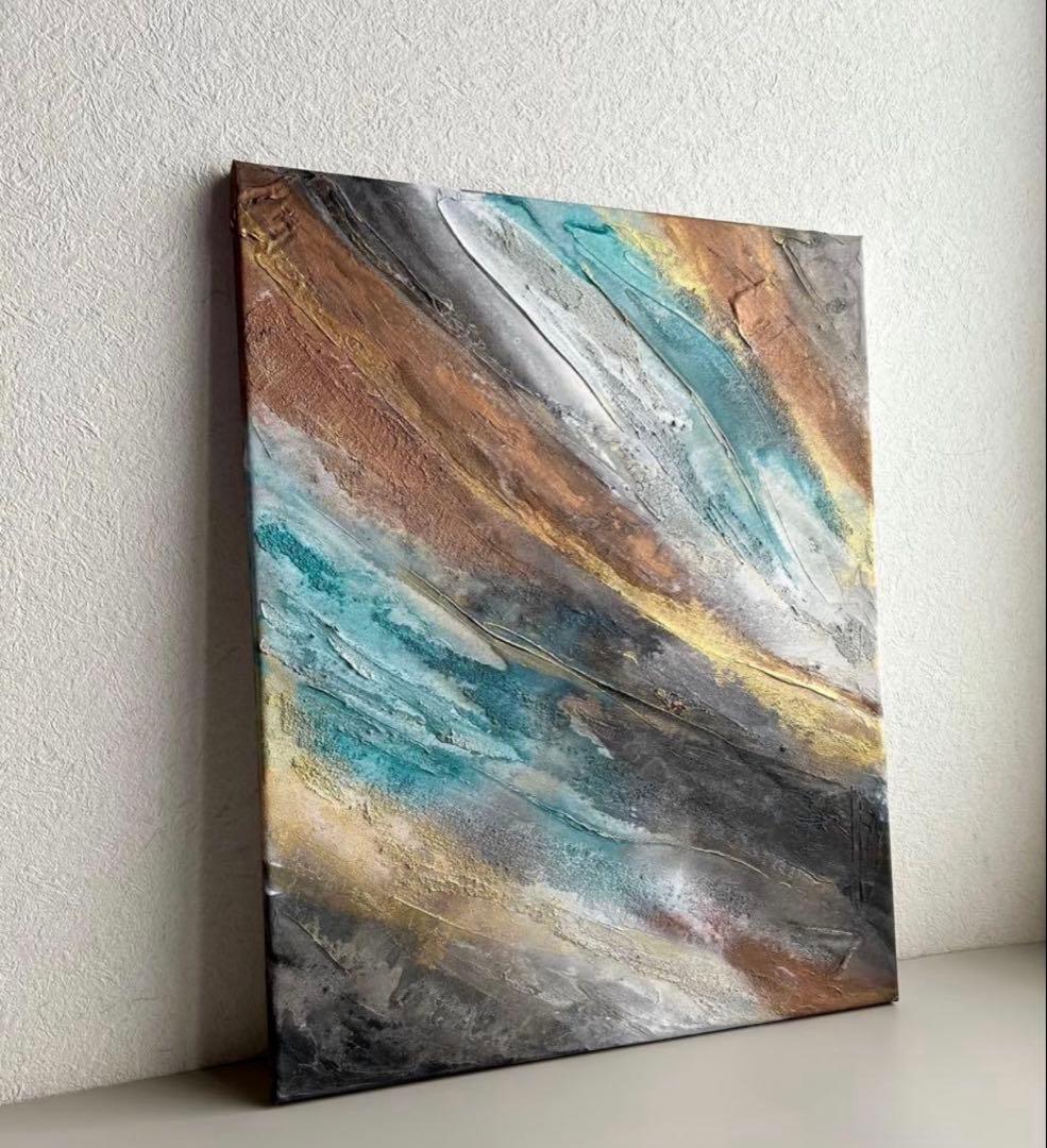 -Texture Art／50×40cm テクスチャー N.キャンバスボードd