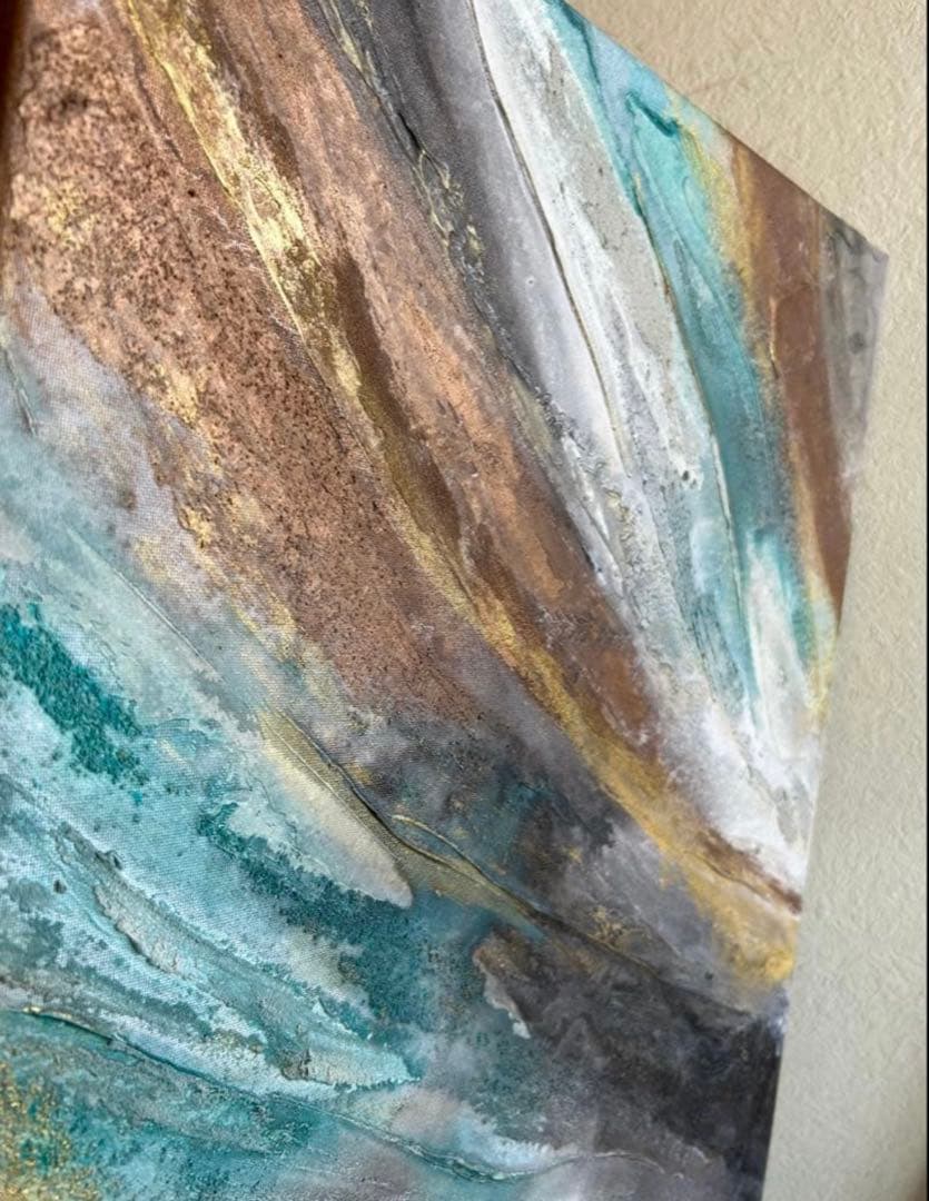 -Texture Art／50×40cm テクスチャー N.キャンバスボードd