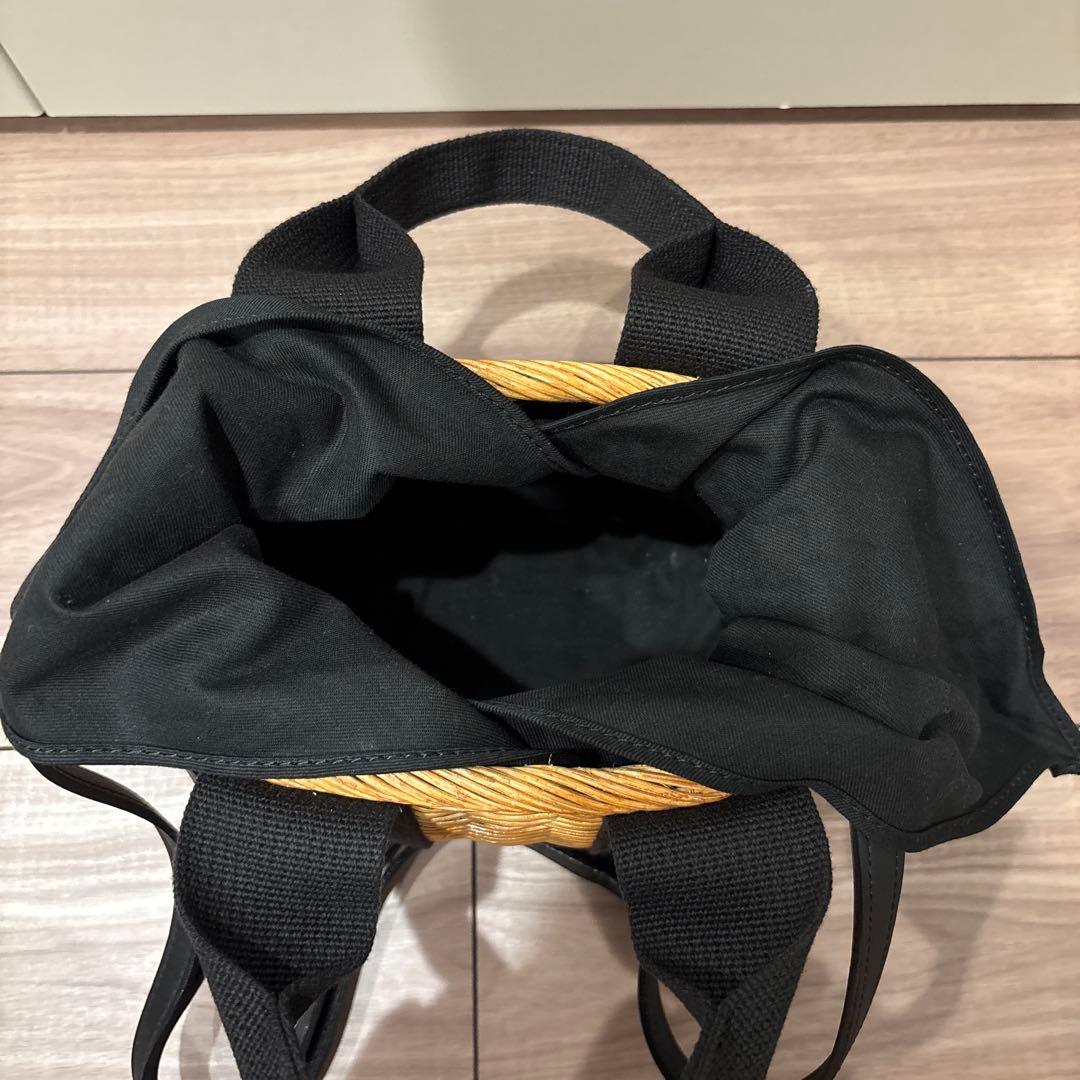 coco♡　VIOLAd’ORO　ラタンバスケット型2WAYトート