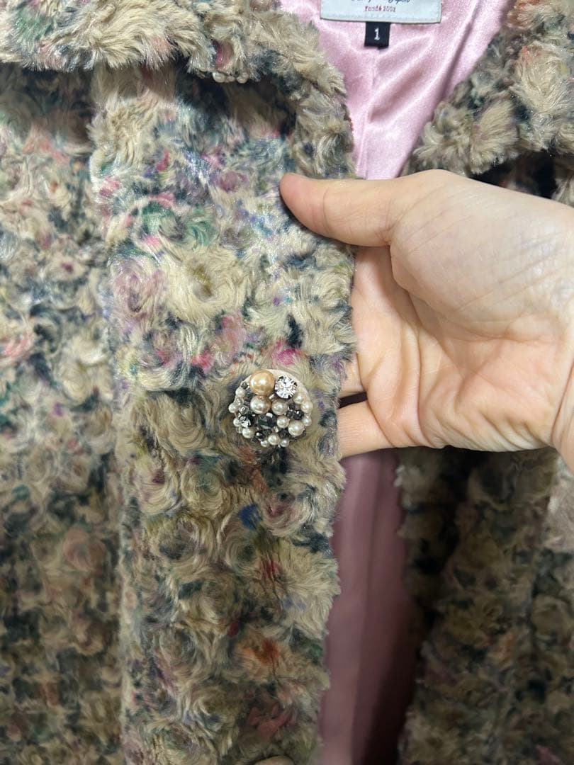 写真追加しました⭐︎ルールロジェット⭐︎ファー風ロングコート サイズ1