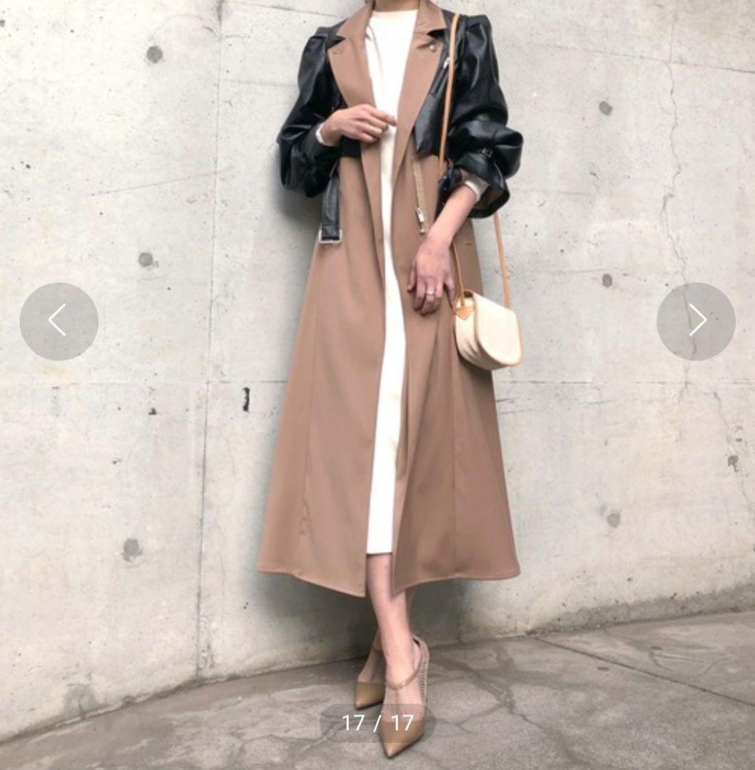 AMERI トレンチ　コート　ロング　春　秋