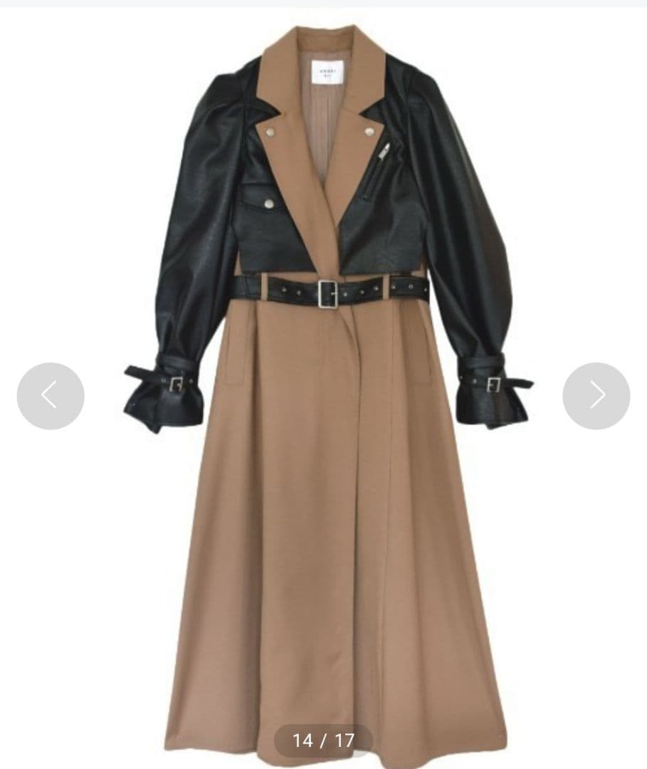 AMERI トレンチ　コート　ロング　春　秋