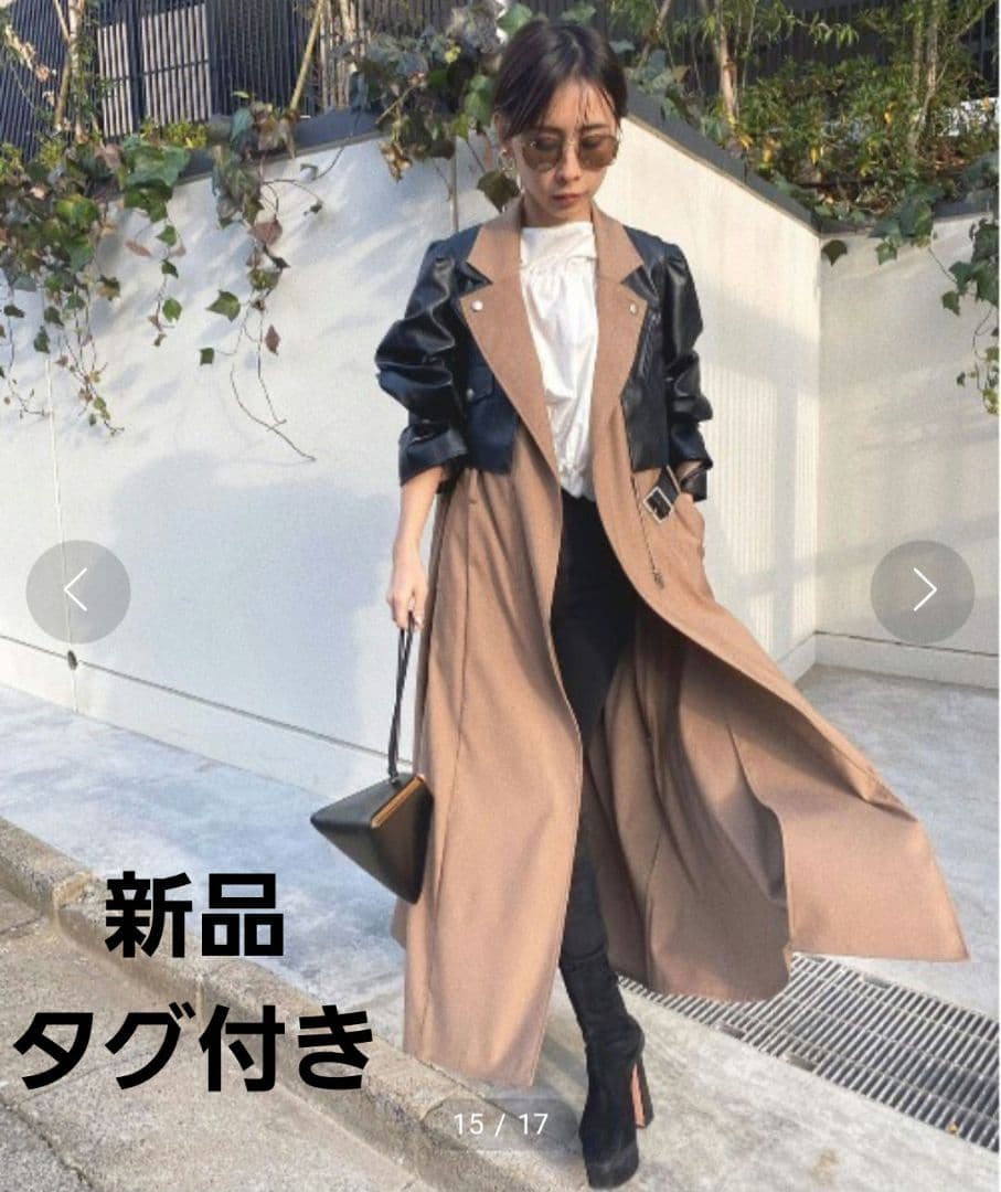 AMERI トレンチ　コート　ロング　春　秋