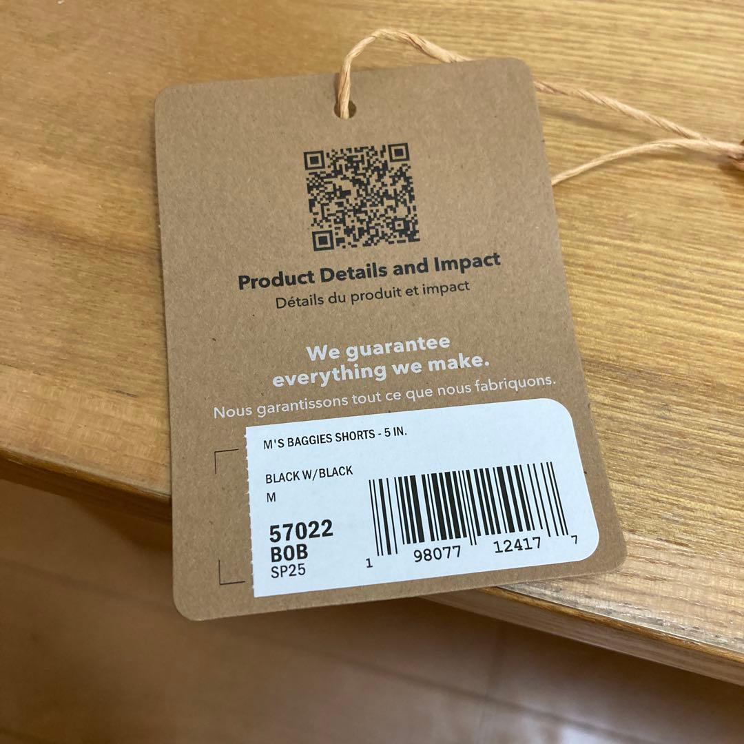 ぱ*ろ様 パタゴニア バギーズ・ショーツ 5インチ 黒　ショートパンツ　短パン