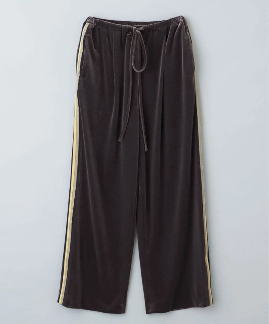 【トンさま専用】＜6(ROKU)＞ベロア３ライン パンツ