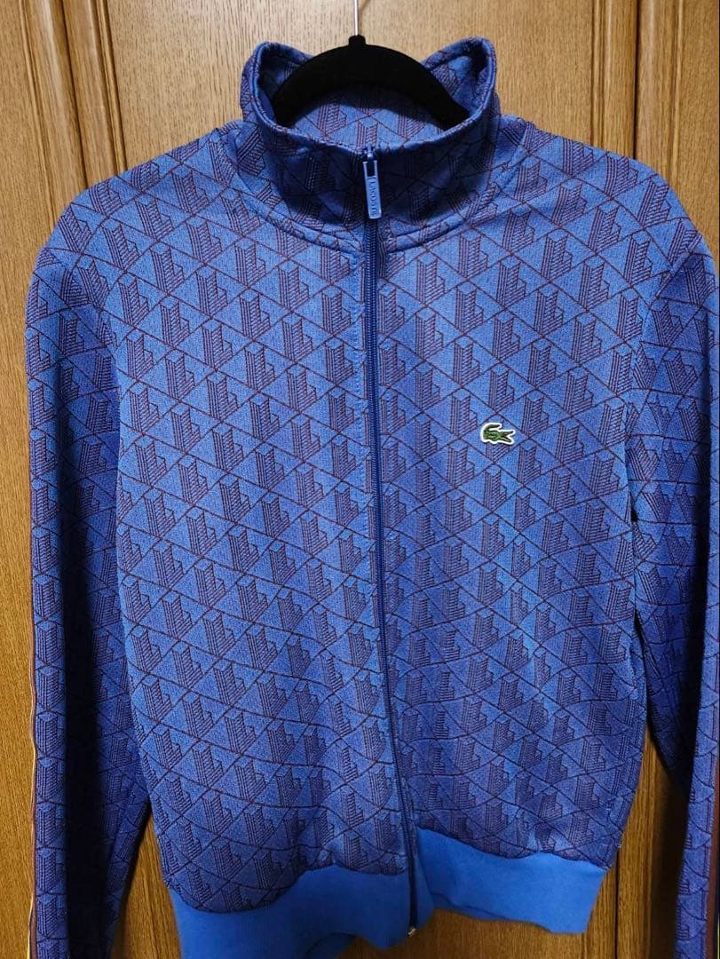 じ*ん様 LACOSTE ジオメトリックパターン ジャージ US M