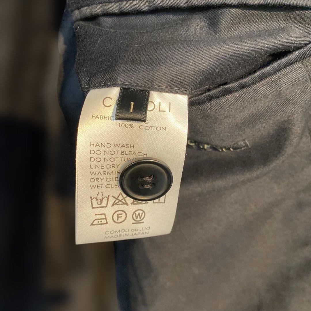 COMOLIコモリ　21ssコットンサテン　セットアップ