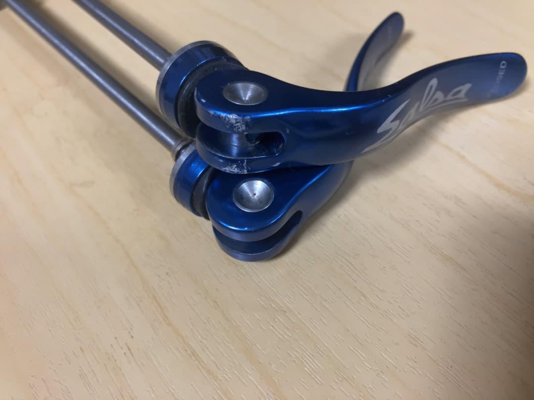 SALSA Flip-Offs スキュワー（チタンシャフト）ブルー中古！