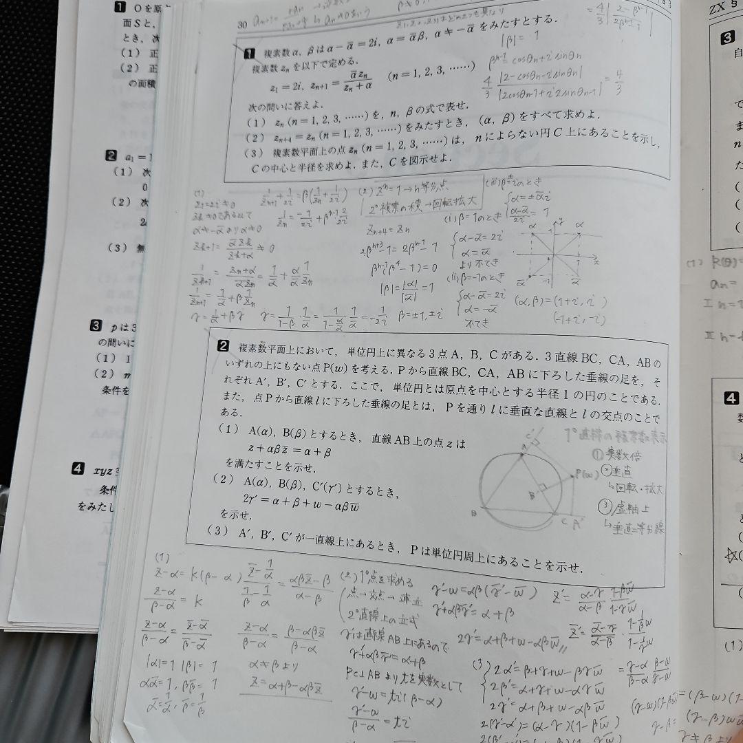 数学ZX(関西EXクラス限定) 2024年　駿台