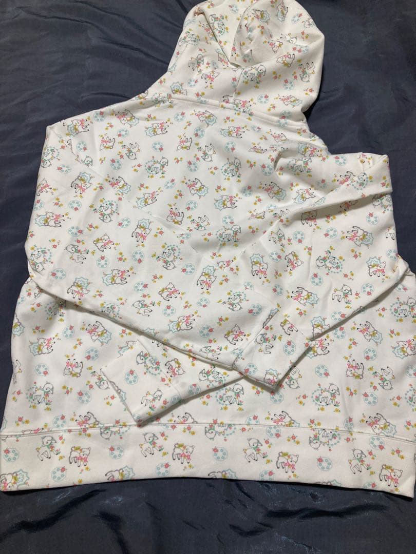 Mabling カラフルキャラクター柄 フルジップパーカー