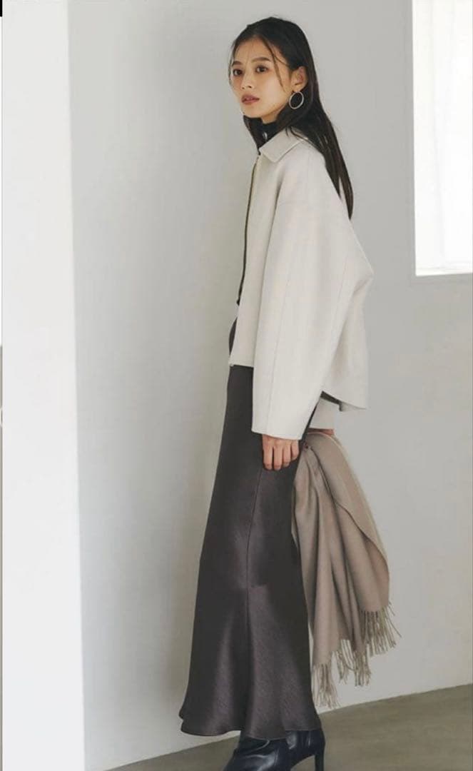 タグ付き新品未使用　アニュアンス　リバーウールショートコート