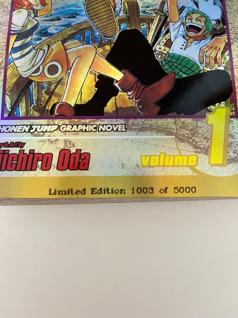 少年漫画 ONEPIECE Limited Edition Gold Foil #1