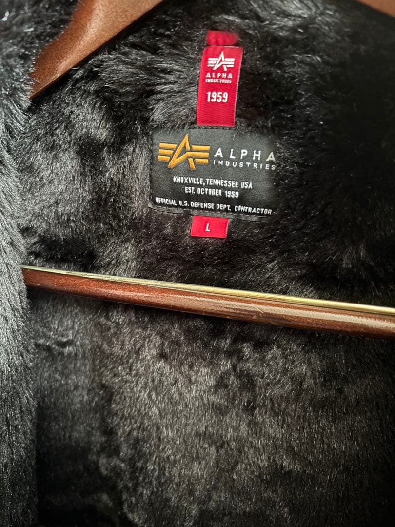 U.S.A.I. ミリタリージャケット ブラック　N-1ジャケット　Ｌサイズ