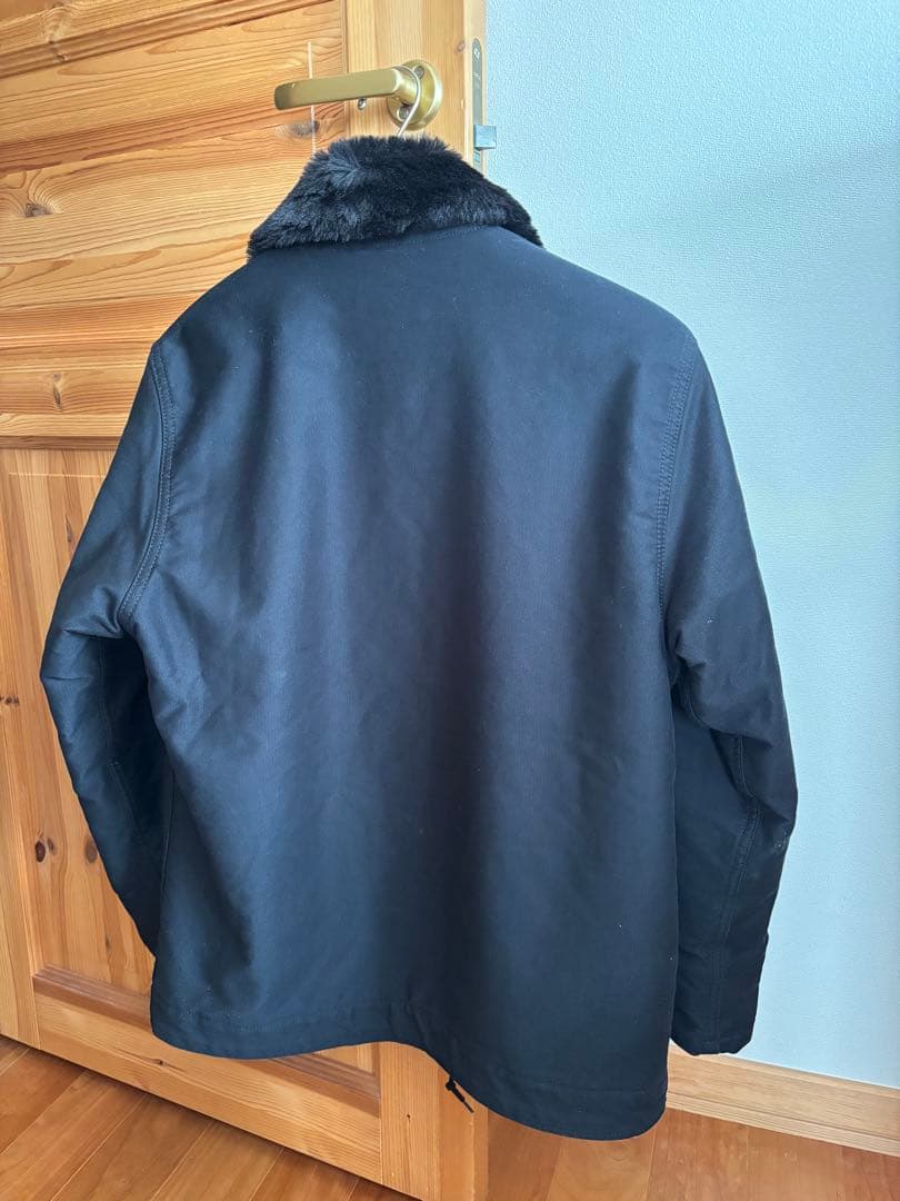 U.S.A.I. ミリタリージャケット ブラック　N-1ジャケット　Ｌサイズ