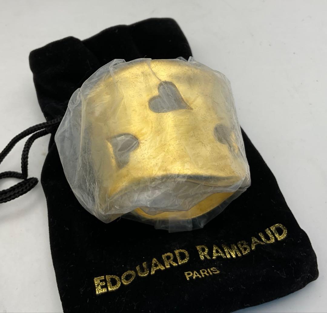 Edouard Rambaud エデュアールランボー　ゴールドハート　バングル