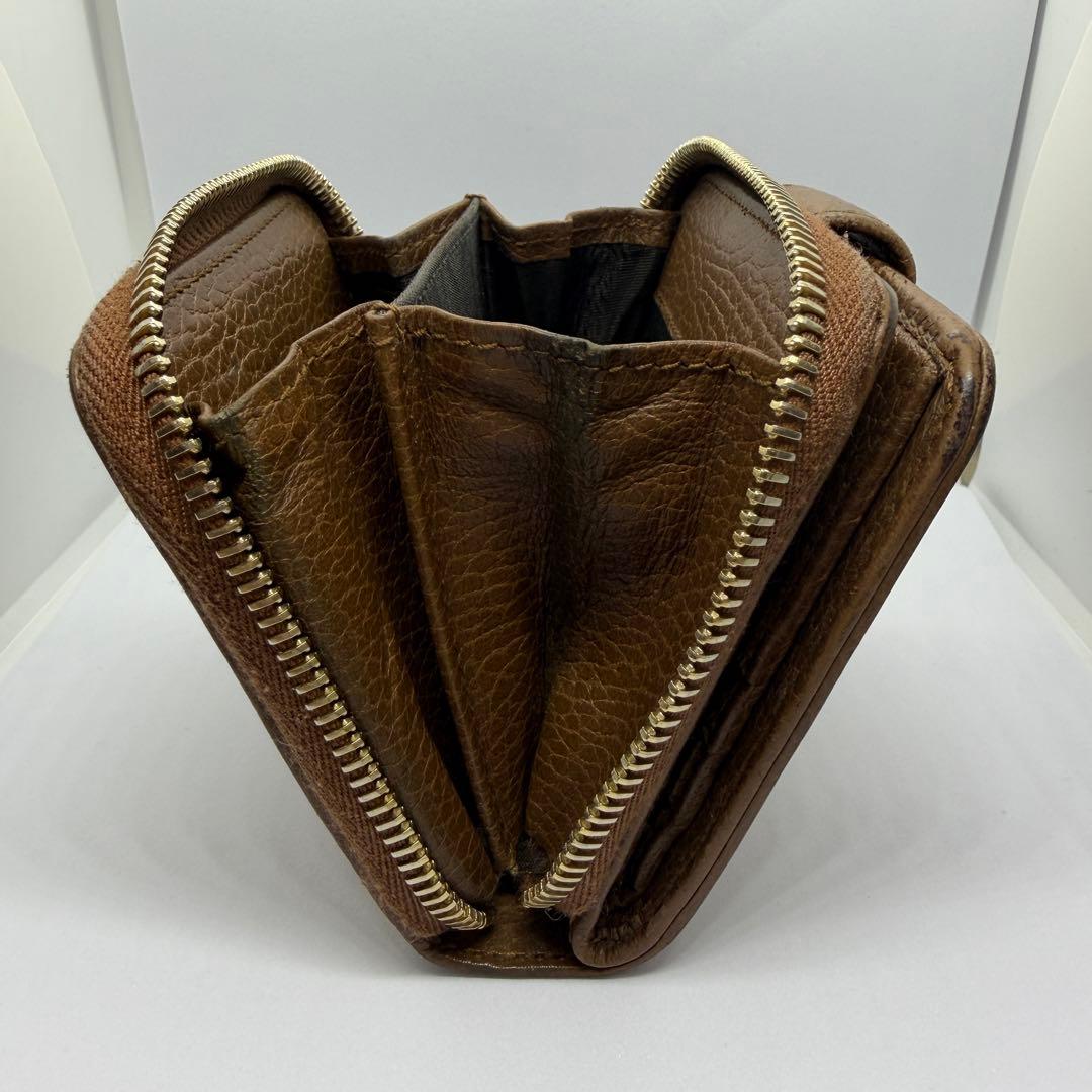 GUCCI グッチ コンパクトウォレット GGキャンバス×レザー