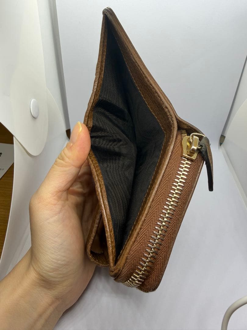 GUCCI グッチ コンパクトウォレット GGキャンバス×レザー