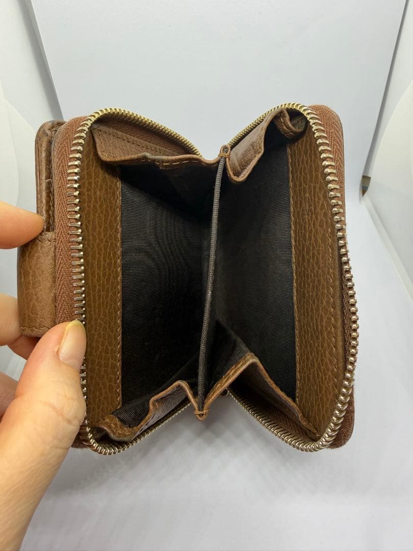 GUCCI グッチ コンパクトウォレット GGキャンバス×レザー