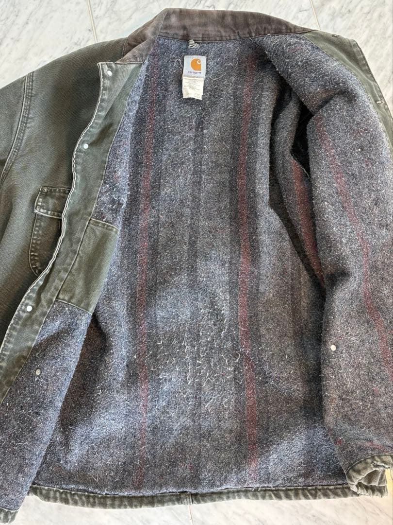 USA製 Carhartt ミシガンチョアコート 良フェード