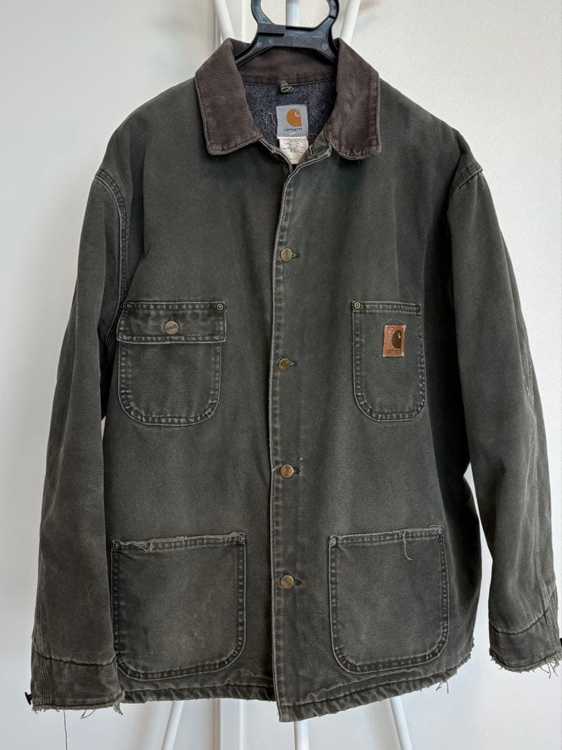 USA製 Carhartt ミシガンチョアコート 良フェード