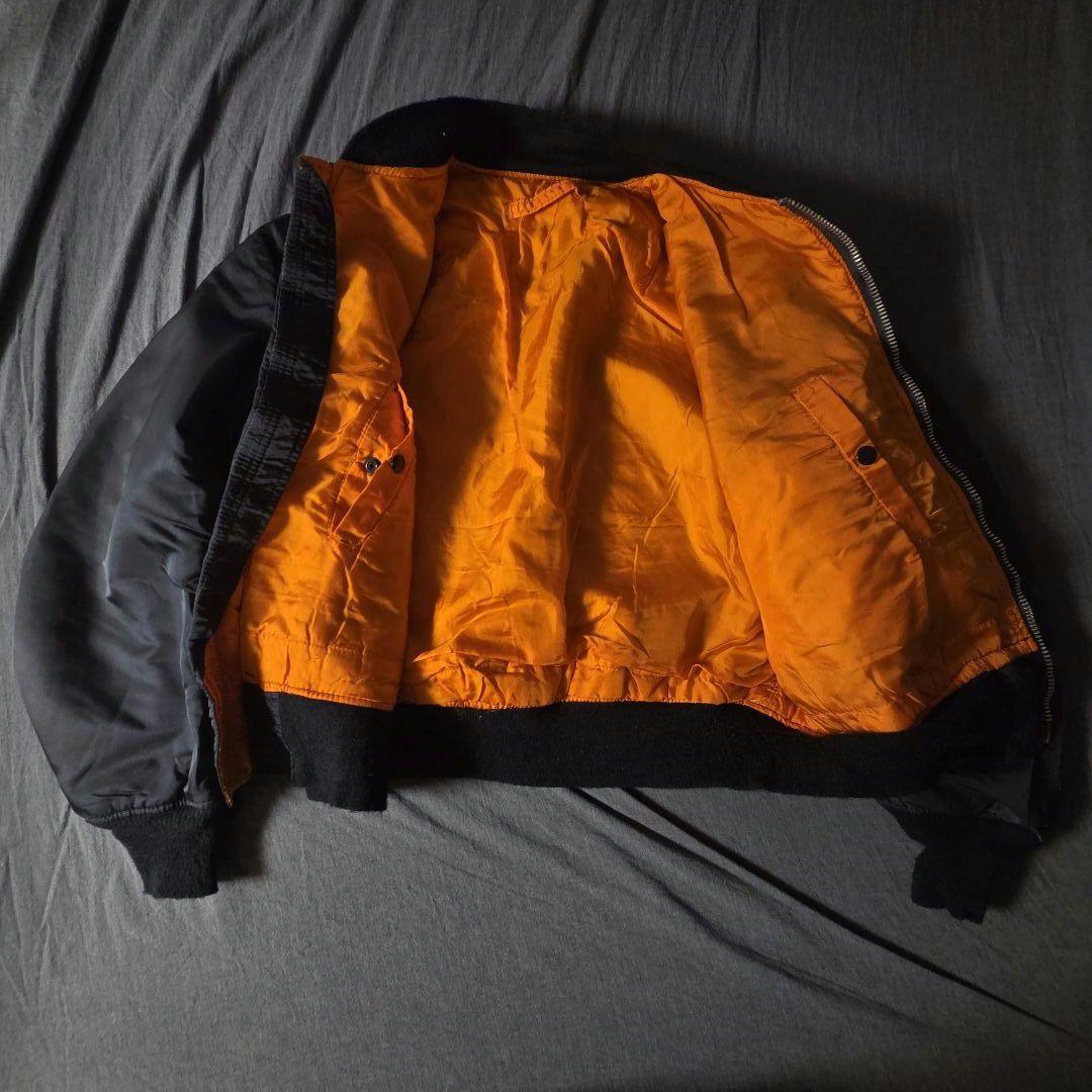 90s USA製 ALPHA INDUSTRIES MA-1 SIZE-M