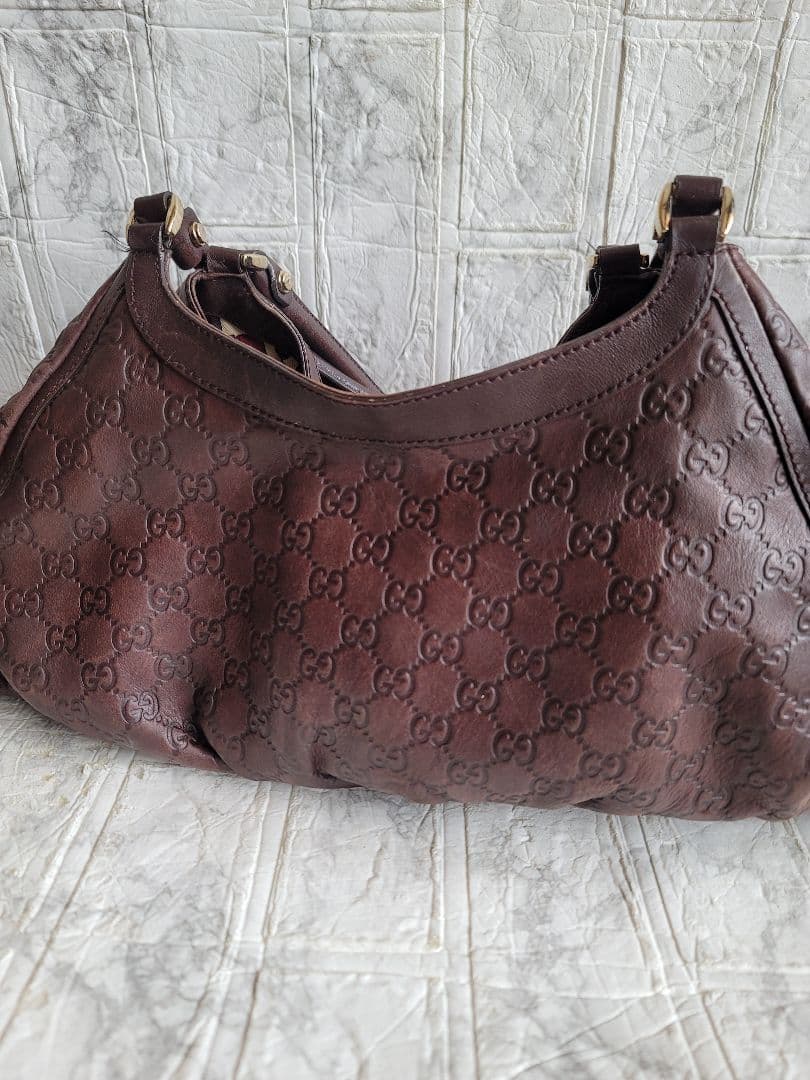 本物 GUCCI グッチ グッチシマ アビー ハンドバッグ ショルダーバッグ