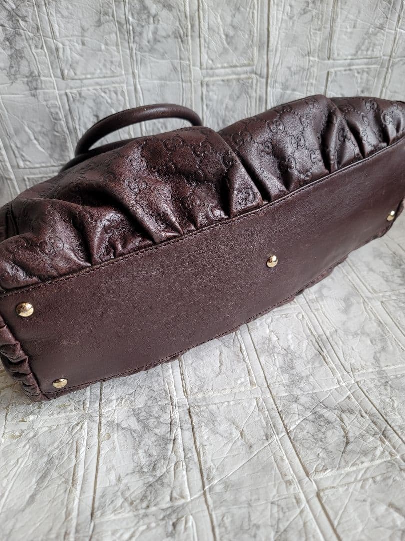 本物 GUCCI グッチ グッチシマ アビー ハンドバッグ ショルダーバッグ