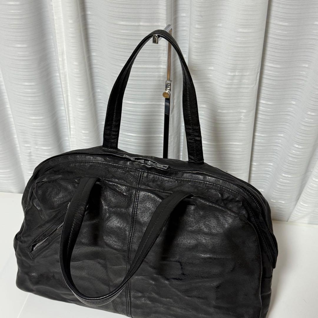 ⭐️極美品⭐️　イサムカタヤマバックラッシュ　ボストンバッグ　ブラック　レザー