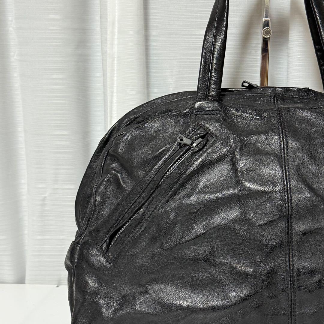 ⭐️極美品⭐️　イサムカタヤマバックラッシュ　ボストンバッグ　ブラック　レザー