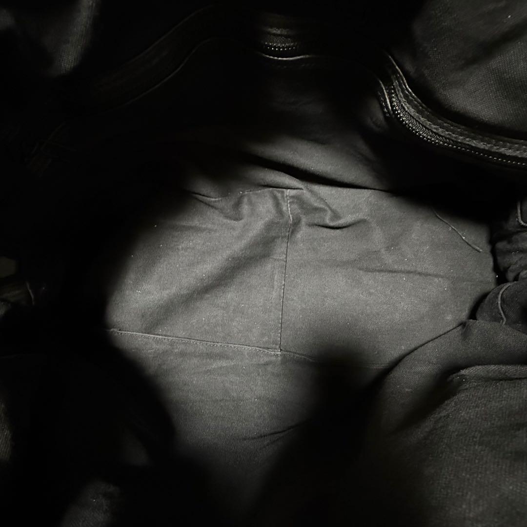 ⭐️極美品⭐️　イサムカタヤマバックラッシュ　ボストンバッグ　ブラック　レザー