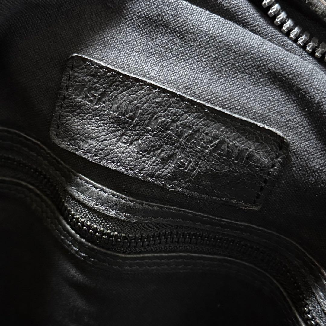 ⭐️極美品⭐️　イサムカタヤマバックラッシュ　ボストンバッグ　ブラック　レザー