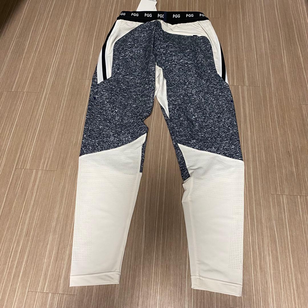 新品タグ付きはPGG メンズパンツ サイズ3 ネイビー/ホワイト