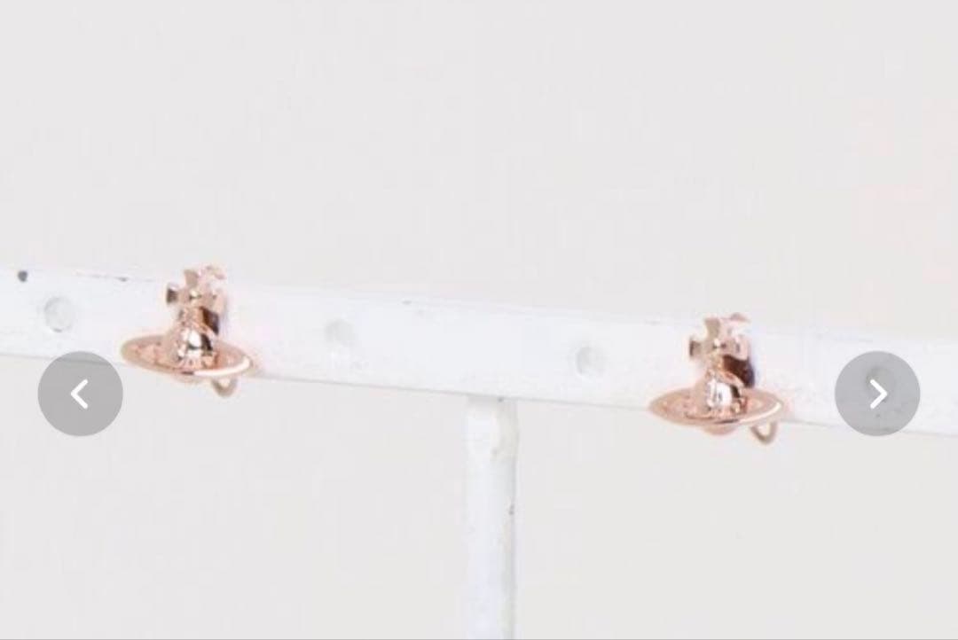 VivienneWestwood LORELEI ピアス ピンクゴールド　オーブ