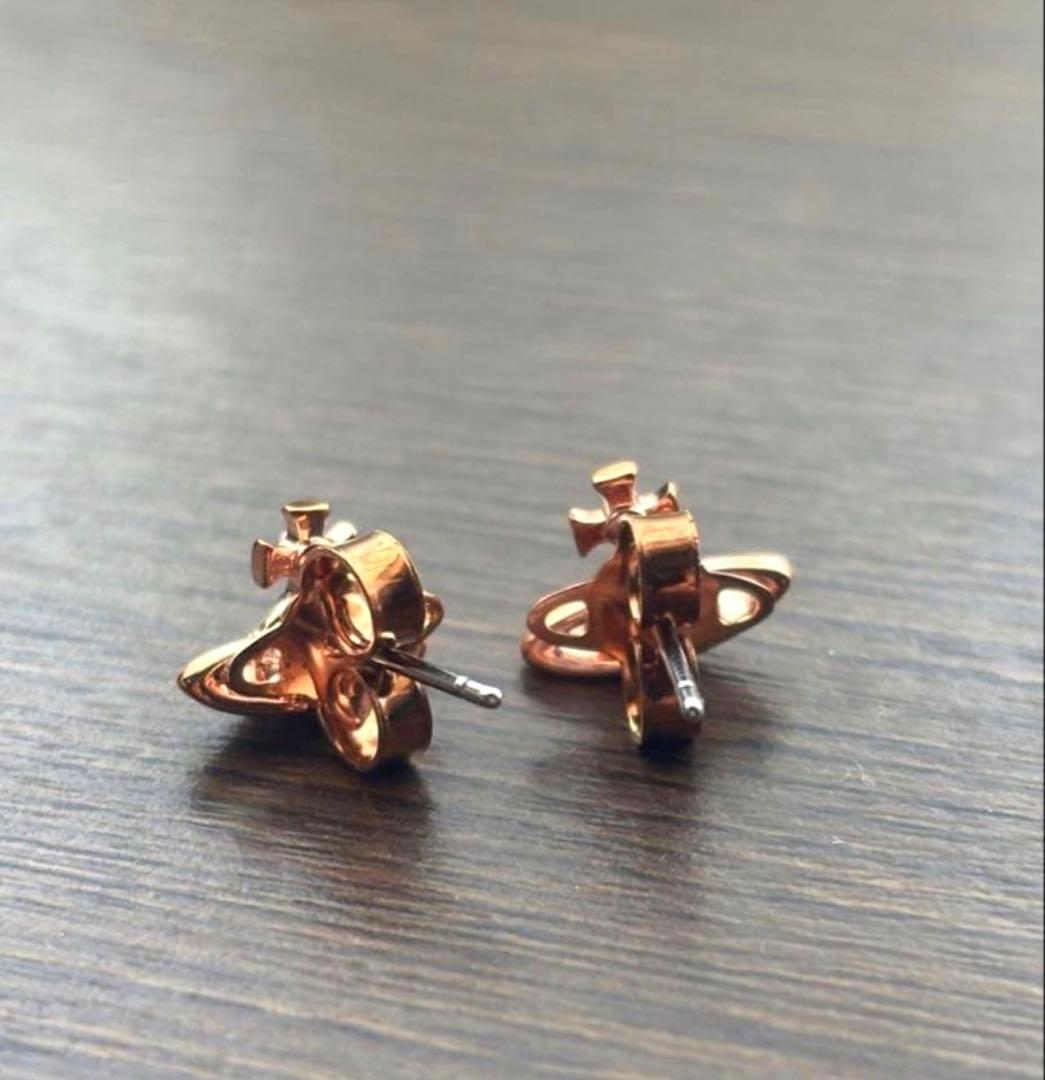 VivienneWestwood LORELEI ピアス ピンクゴールド　オーブ