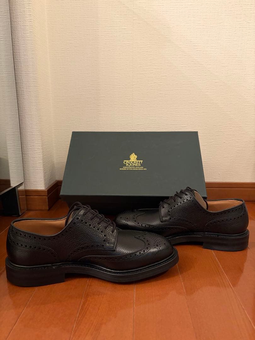 24h限定！新品Crockett & Jones Pembroke 2 黒 6E