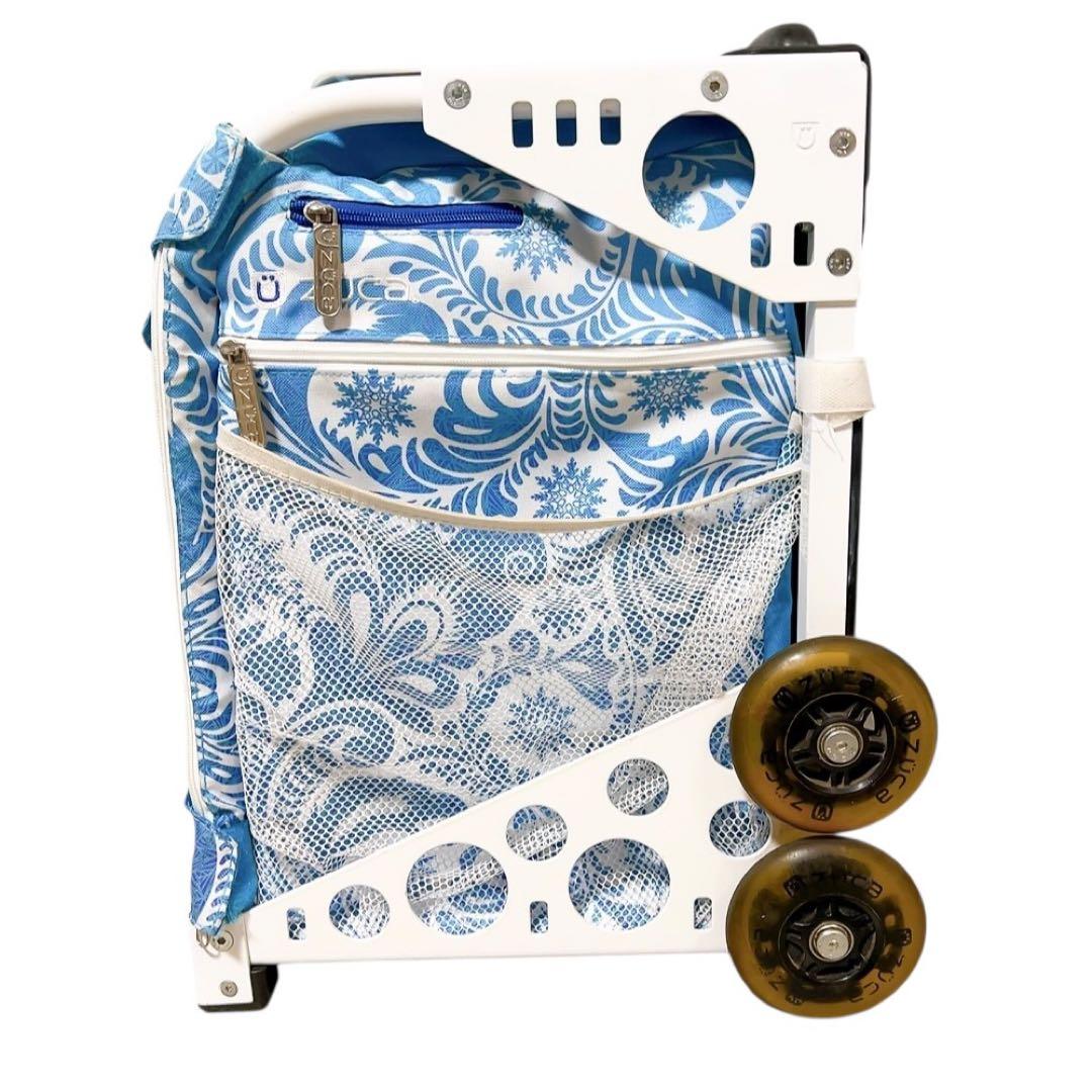 ZUCA ズーカ 座れる キャリーバッグ ホワイトフレーム 女性 女の子向け