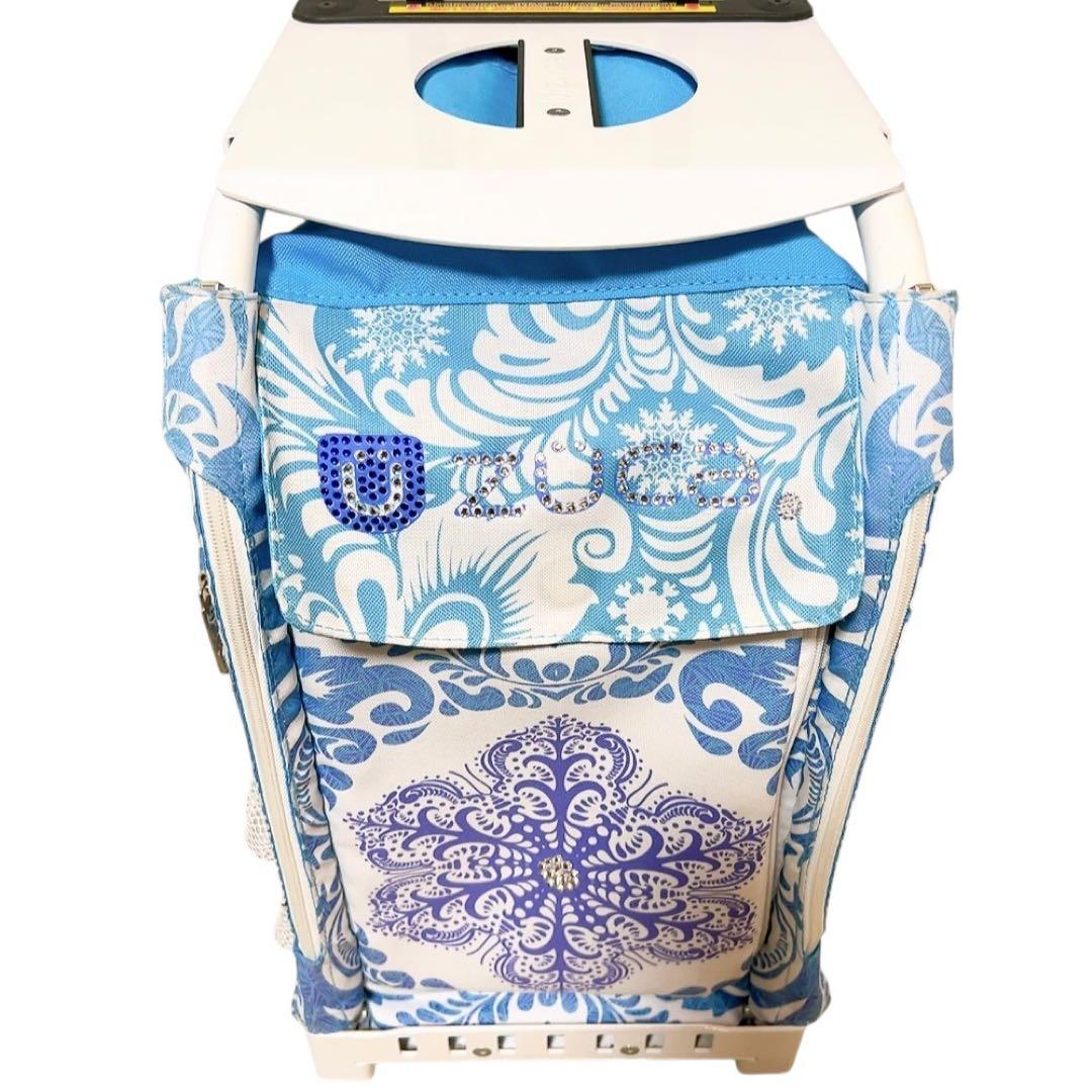 ZUCA ズーカ 座れる キャリーバッグ ホワイトフレーム 女性 女の子向け