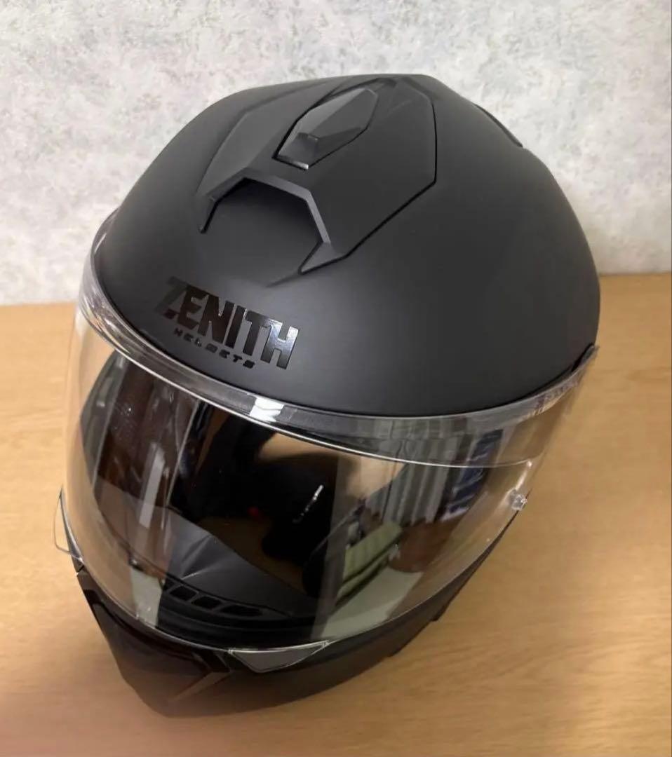 ZENITH YJ-21 フルフェイスヘルメット セミフラットブラック　L