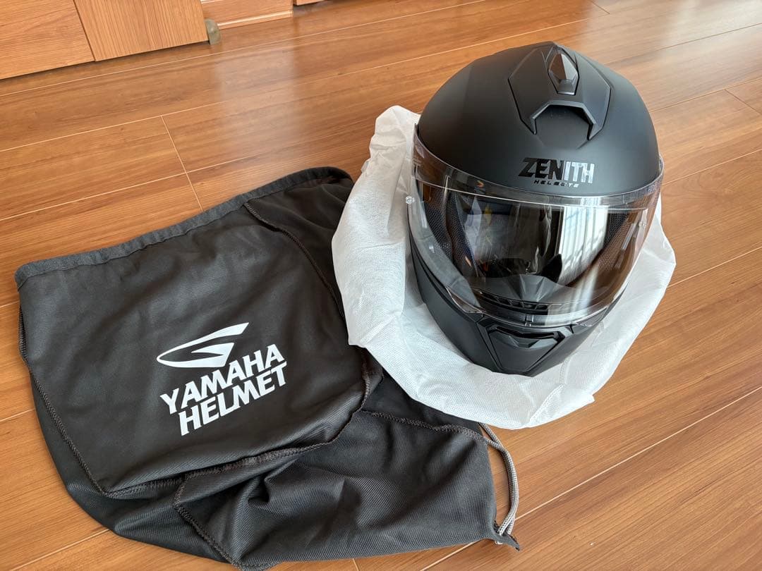 ZENITH YJ-21 フルフェイスヘルメット セミフラットブラック　L