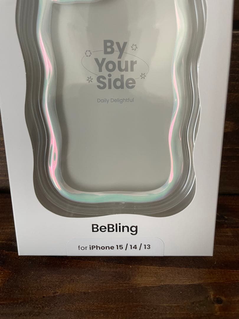 iface BeBlingセットiPhone15・リング　ホワイトオーロラ