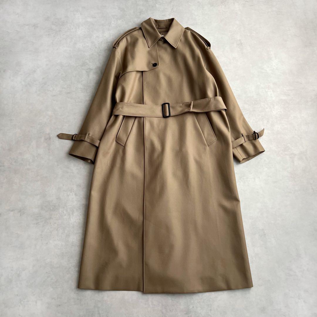 b*様 HYKE ハイク　FLANNEL TRENCH COAT ウールトレンチ