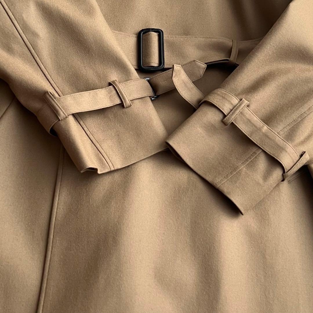 b*様 HYKE ハイク　FLANNEL TRENCH COAT ウールトレンチ