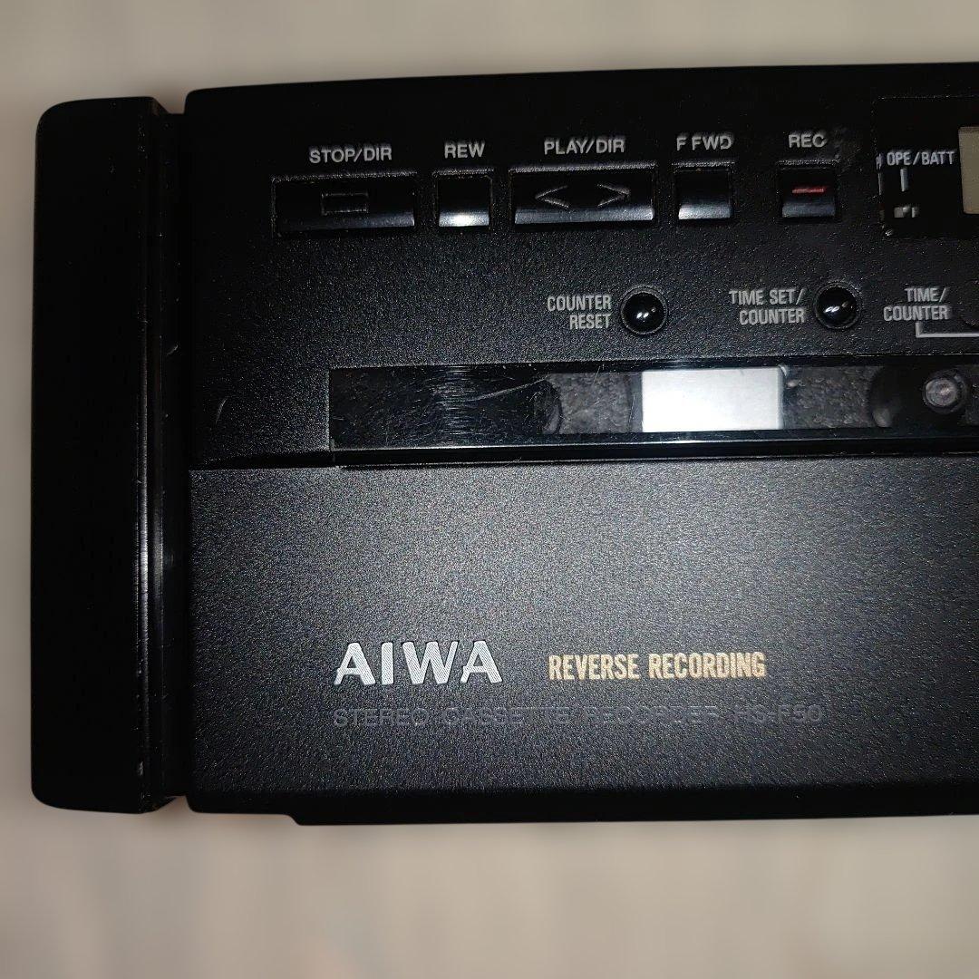 d*2様 AIWA カセットプレーヤー HS-F50 ジャンク品